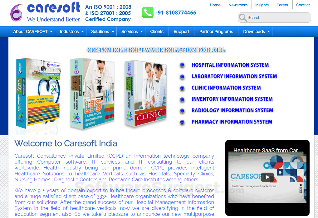 Caresoft HIS: Pricing, Features, and Integration in 2026