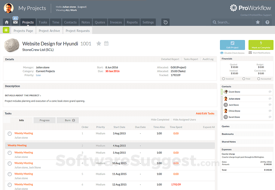 ProWorkflow Pricing Features And Details In 2025