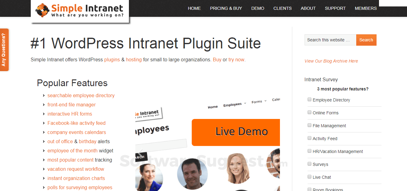 Simple Intranet Simple Intranet Pricing, Features, and Reviews (Apr 2025)