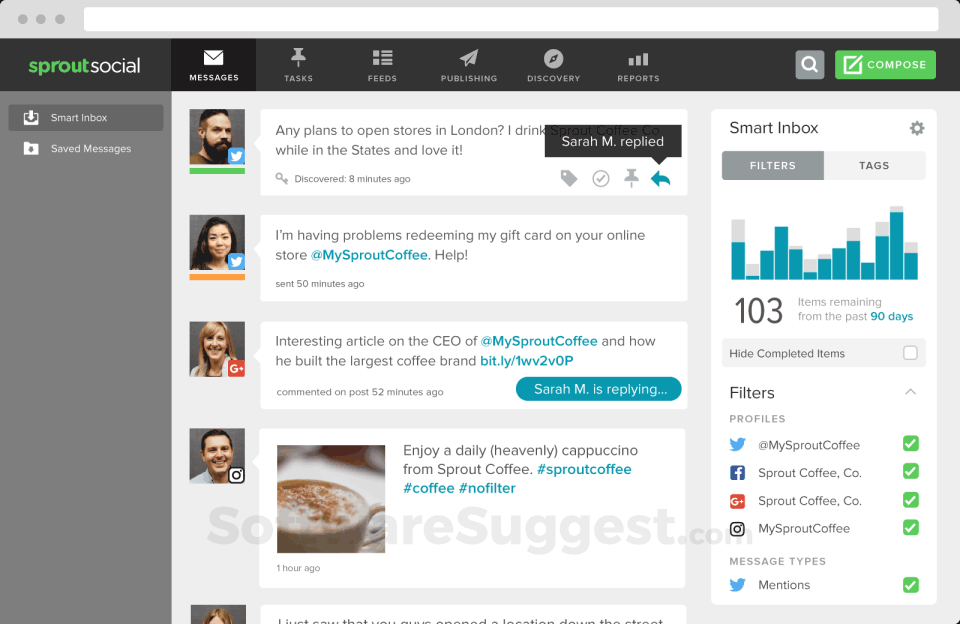 Compare Sprout Social vs Later in June 2026