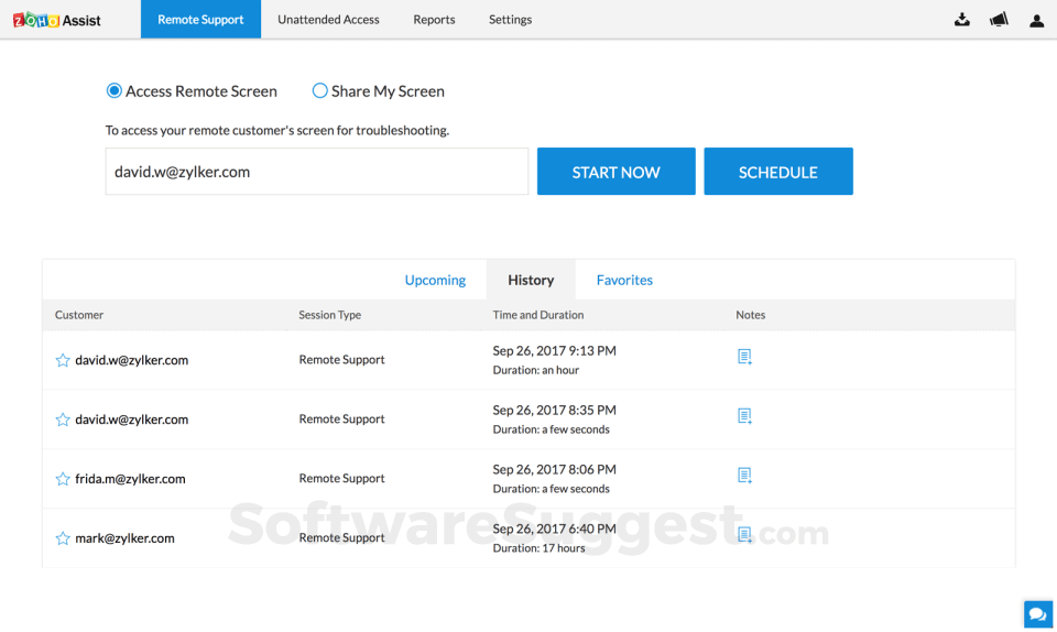 Zoho Assist vs TeamViewer Comparison (2026) | SoftwareSuggest