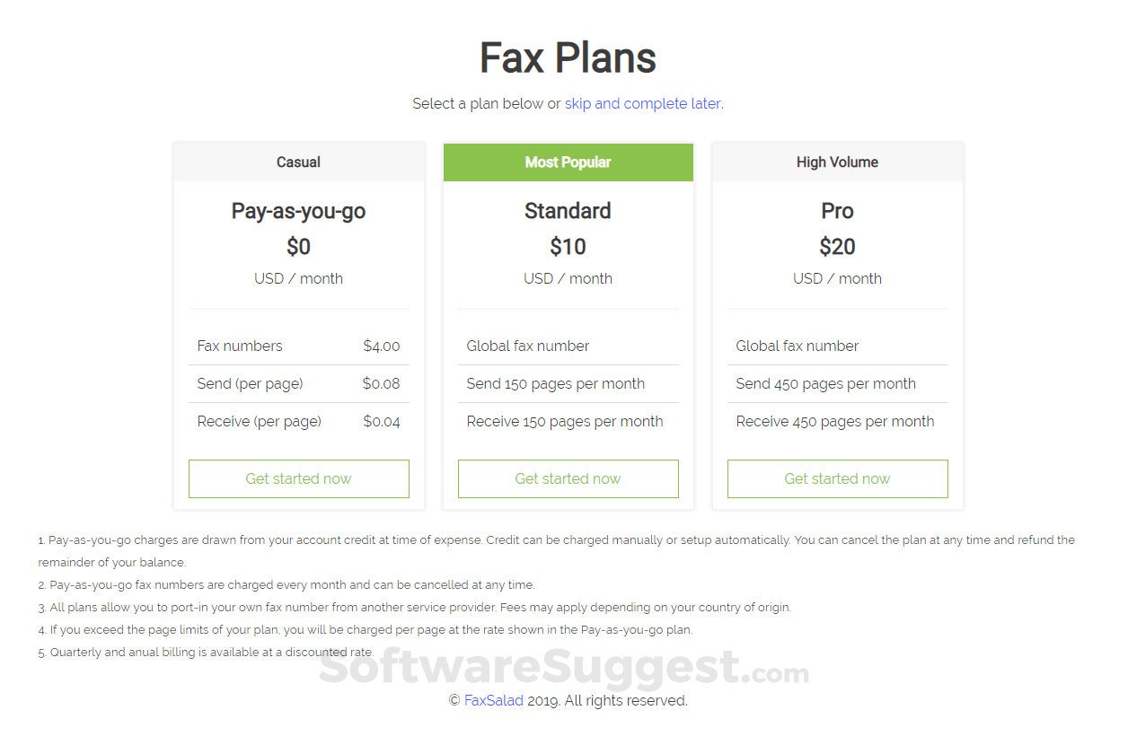 FaxSalad Pricing, Features, and Reviews (Aug 2024)