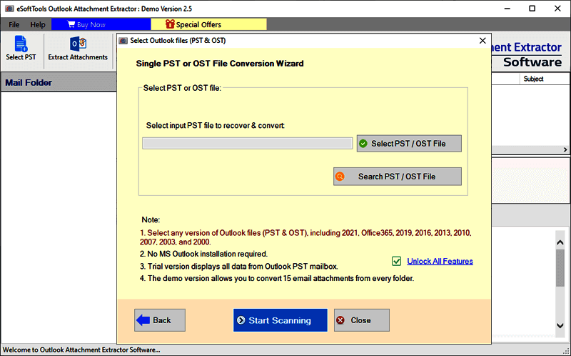 eSoftTools Outlook Attachment Extractor - Pricing, Features, and ...