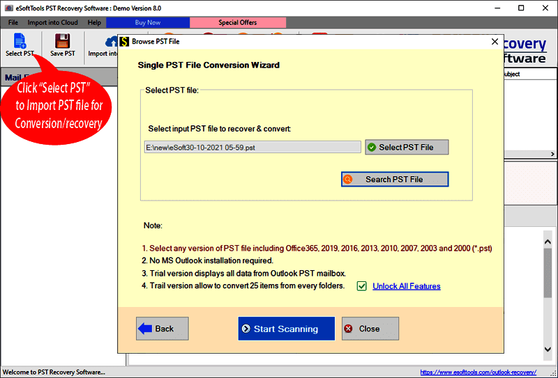 eSoftTools PST to Office 365 Converter: Details, Pricing, Features ...