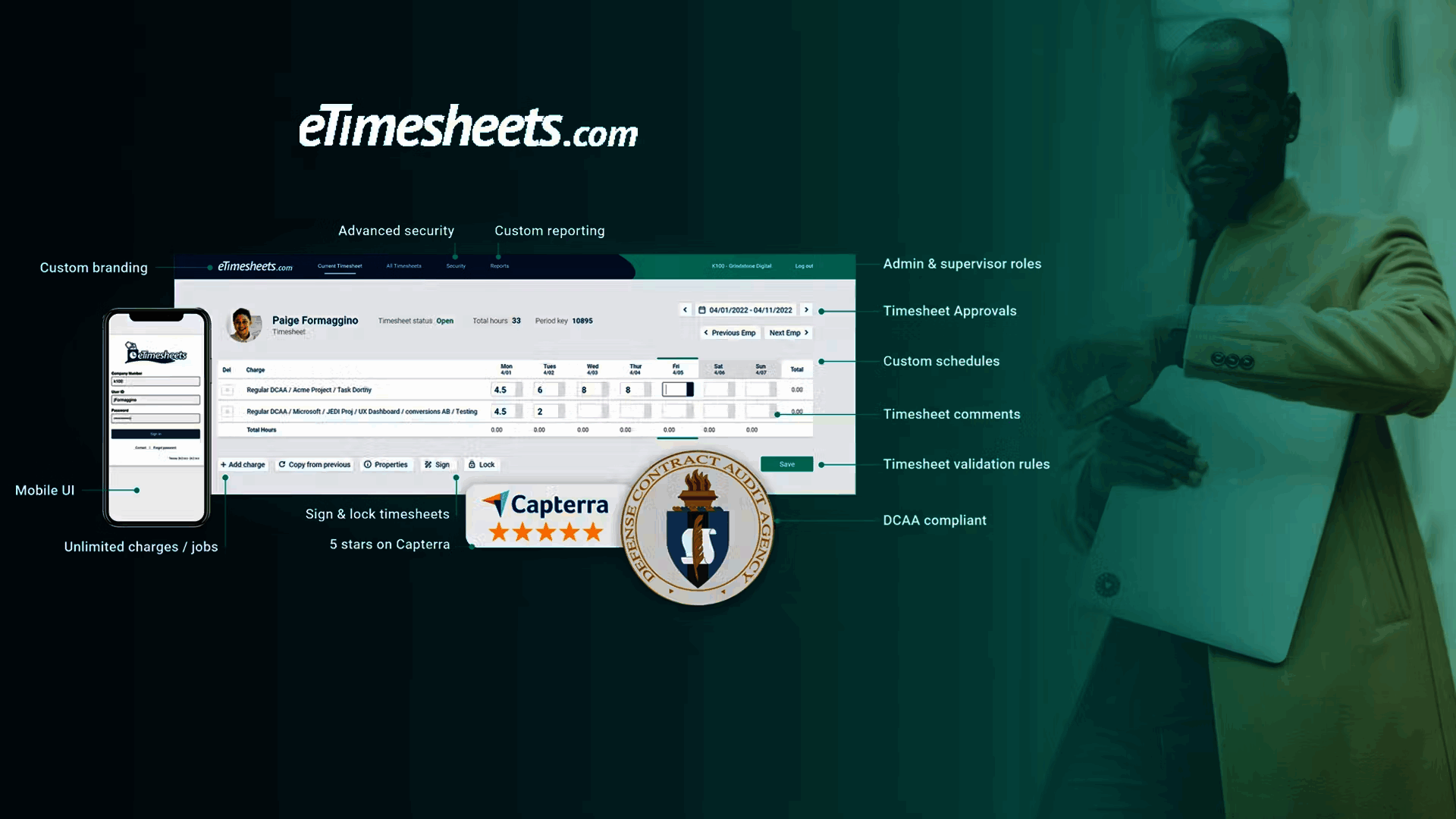 eTimesheets Pricing, Features, and Reviews (Apr 2025)
