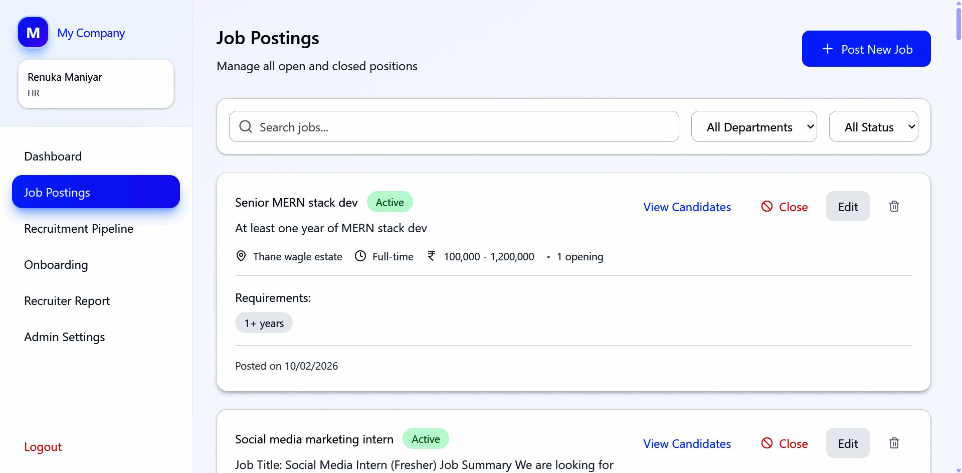Recruitment Module: Details, Pricing, Features, & Integration in 2026
