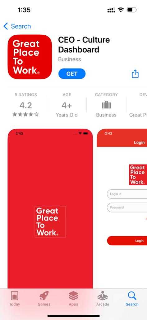 CEO Culture Dashboard Mobile app for iOS and Android Devices in 2026