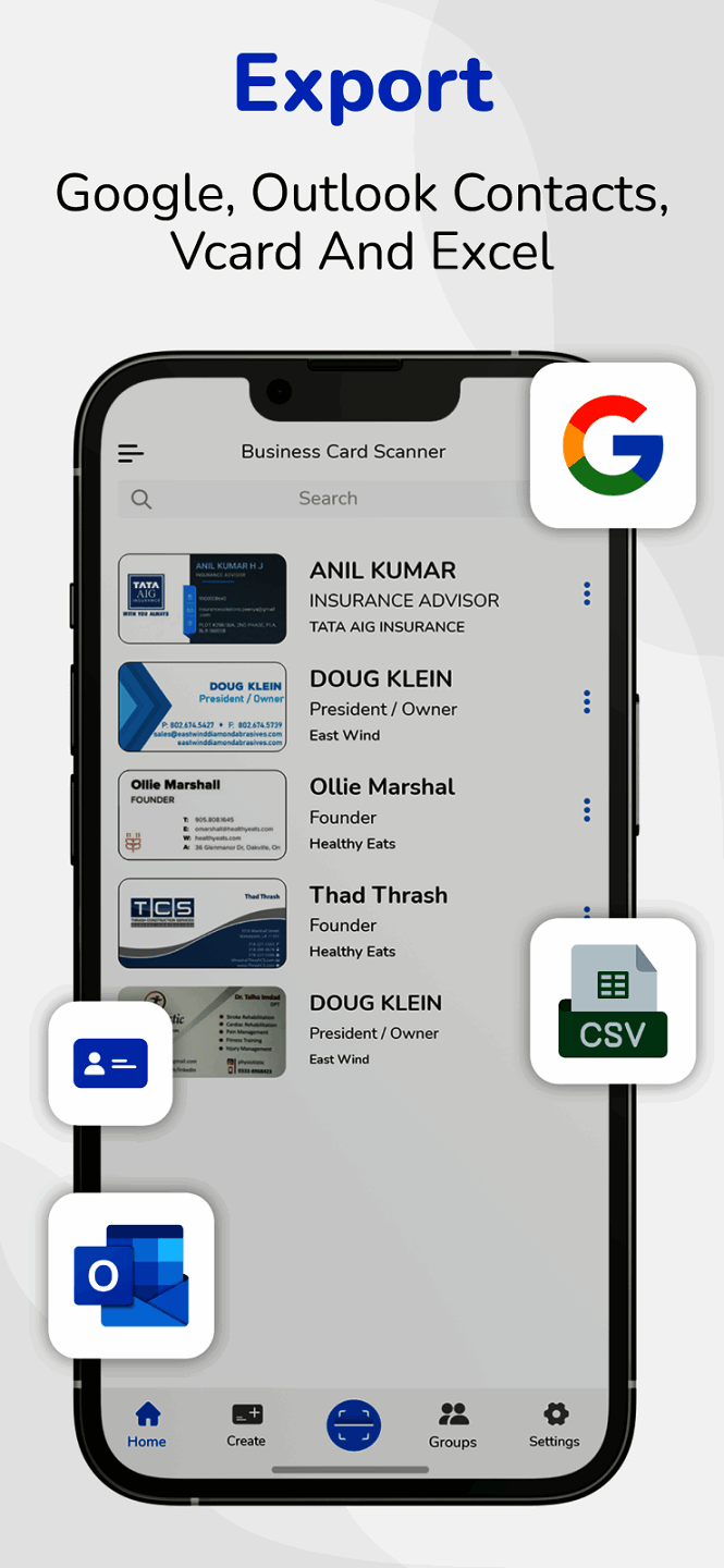 Business Card Scanner Mobile app for iOS and Android Devices in 2024