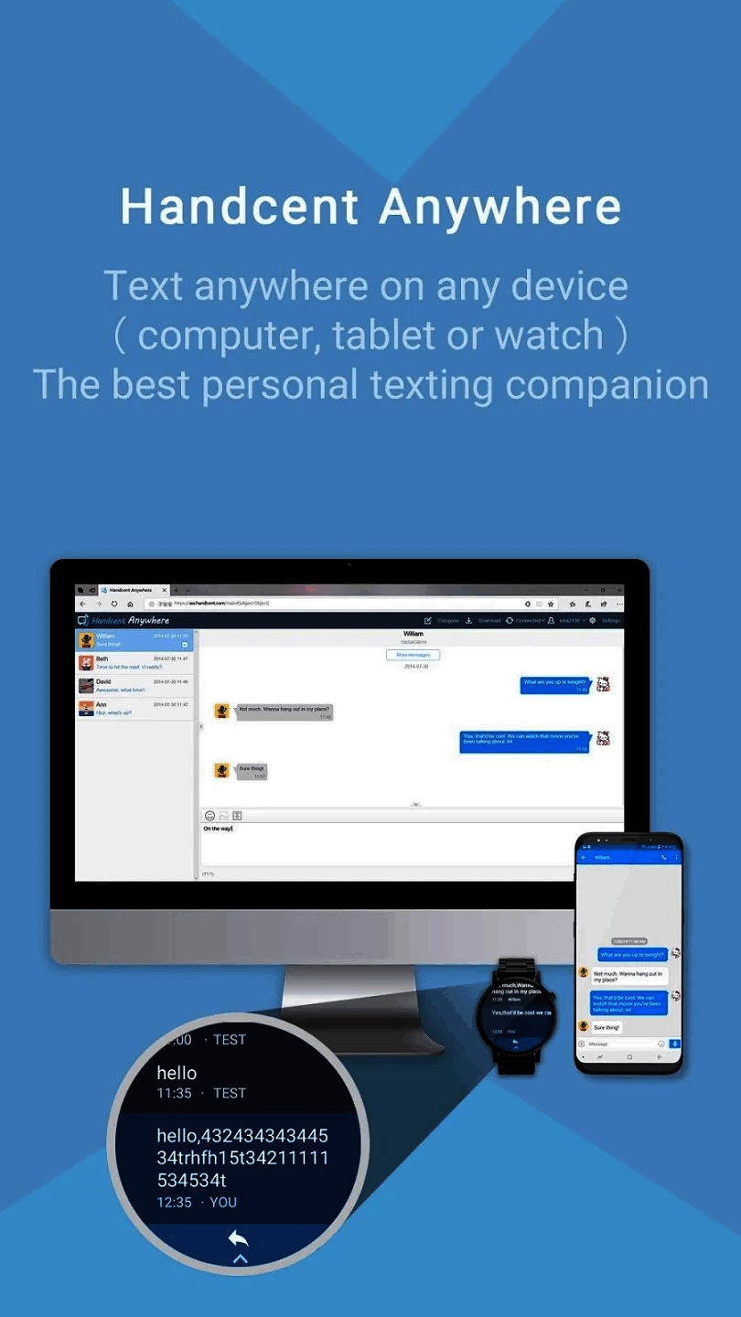 Handcent Next SMS Mobile app for iOS and Android Devices in 2025