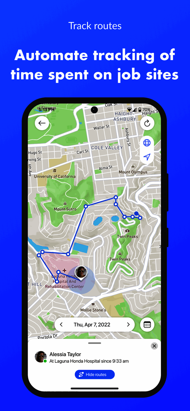 Hubstaff Mobile app for iOS and Android Devices in 2024
