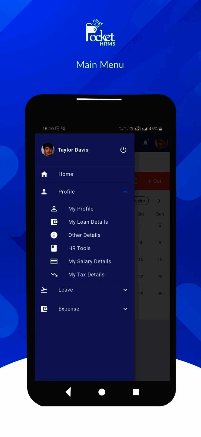 Pocket HRMS Mobile app for iOS and Android Devices in 2024
