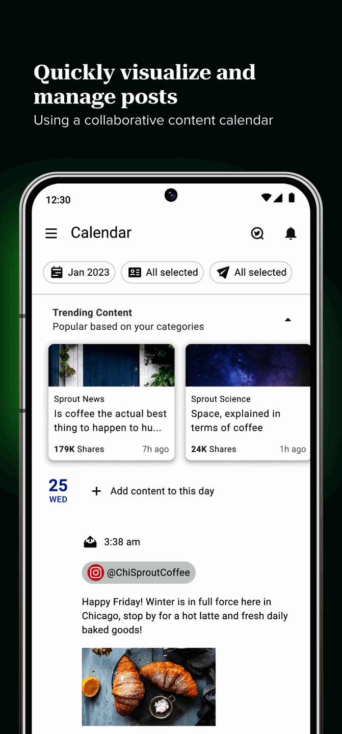 Sprout Social Mobile app for iOS and Android Devices in 2024