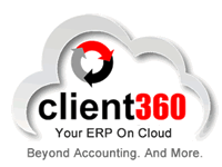 Logo for Client360 Cloud ERP