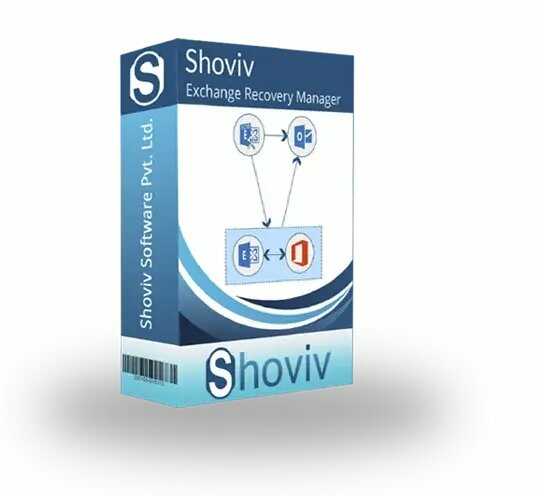 Shoviv Exchange Recovery Manager screenshot